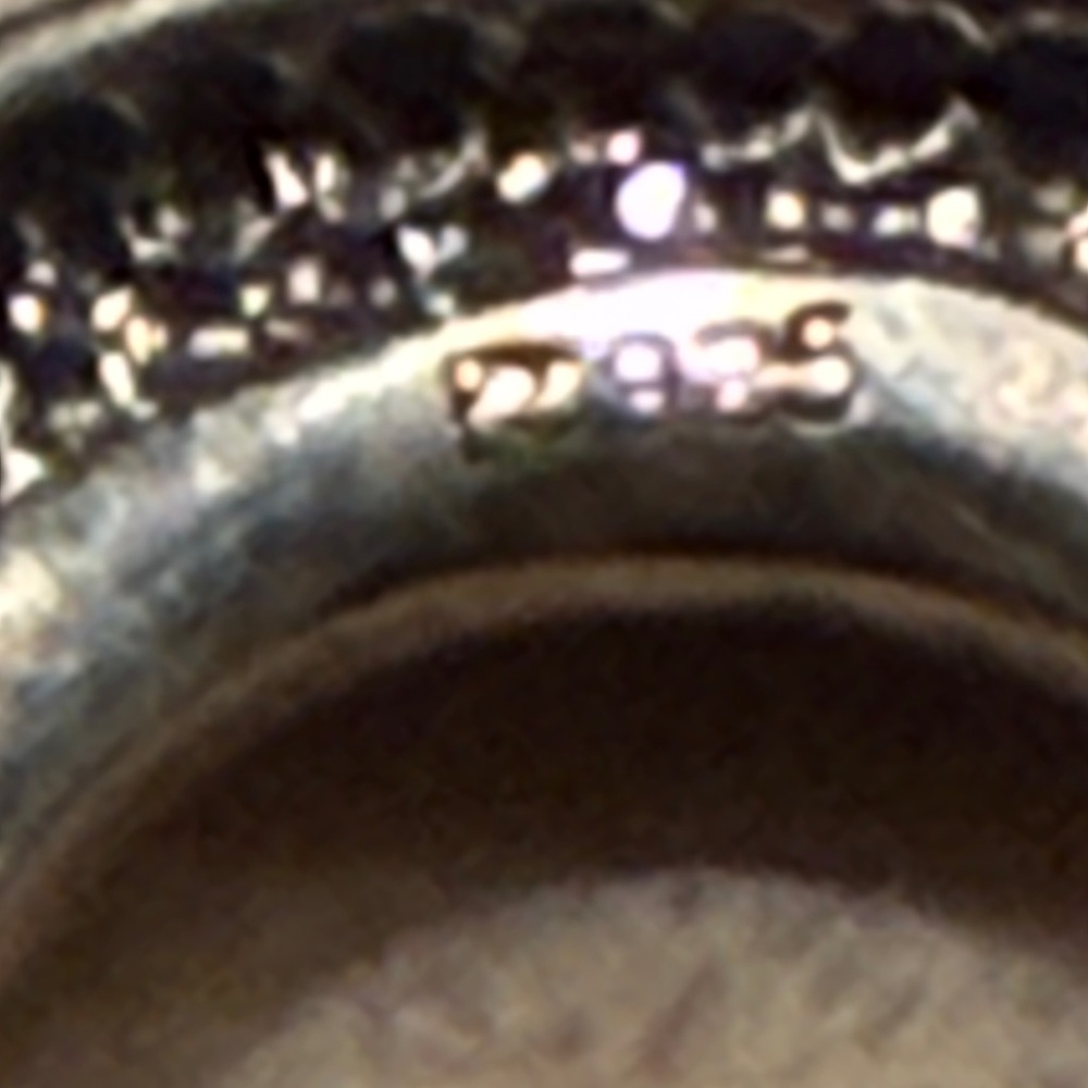 Sterling silver infinity cuff bracelet - Picture 6 of 6
